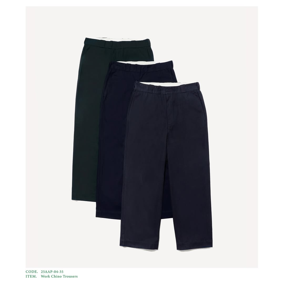 A.PRESSE 25AW Work Chino Trousers